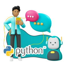 Умный чат-бот на Python на Telegram - КИБЕРшкола программирования для детей, компьютерные курсы для школьников, начинающих и подростков - KIBERone г. Оренбург